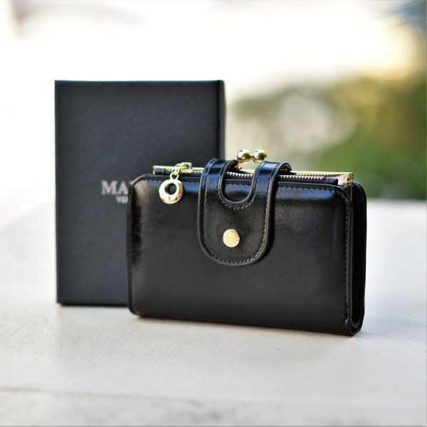 ΓΥΝΑΙΚΕΙΟ ΠΟΡΤΟΦΟΛΙ MOHICANS WA0002 ΜΑΥΡΟ