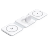 Ασύρματη βάση φόρτισης πολλαπλών λειτουργιών 3 σε 1 Magnetic Wireless Charger  WXC001 Λευκό