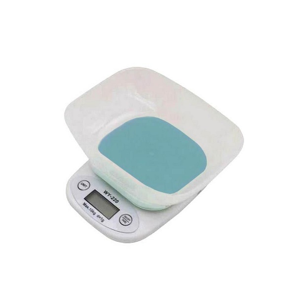 Ψηφιακή Ζυγαριά Κουζίνας 1gr/10kg  WY-220 Μπλε χρώμα