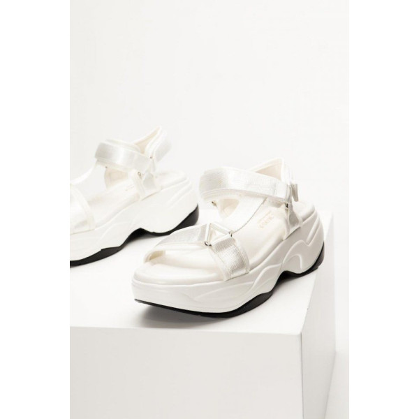 ΓΥΝΑΙΚΕΙΑ ΠΑΠΟΥΤΣΙΑ FLATFORMS MOHICANS X777 ΛΕΥΚΟ