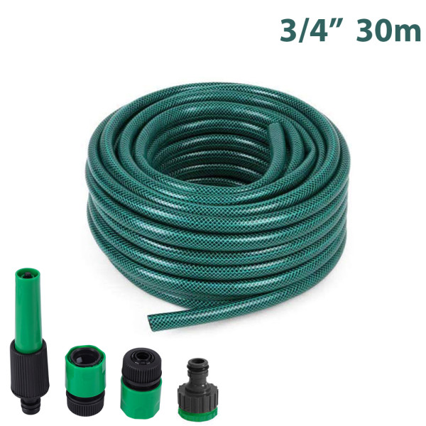 Σετ Λάστιχο Ποτίσματος 3/4" με Εκτοξευτήρα Νερού 30m 13807-015