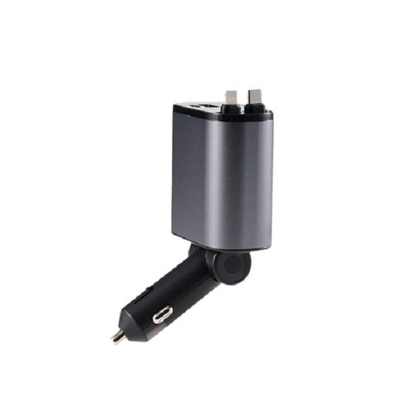 Φορτιστής ταχείας φόρτισης αναπτήρα αυτοκινήτου 4 σε 1 με USB-C και Lightning ενσωματωμένα XDP27