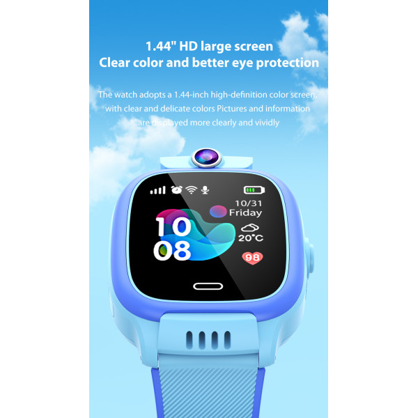 SMARTWATCH ΜΕ ΛΟΥΡΑΚΙ ΑΠΟ ΚΑΟΥΤΣΟΥΚ Y31.ΜΠΛΕ