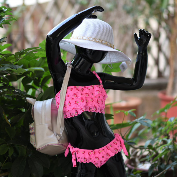 CHILDREN'S SWIMWEAR BIKINI MOHICANS YES-027.PINK