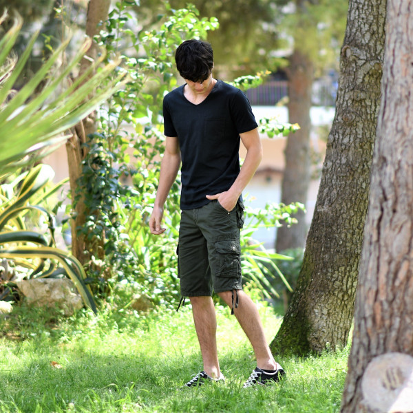 MEN'S BERMUDA CARGO MOHICANS YL1793.KHAKI