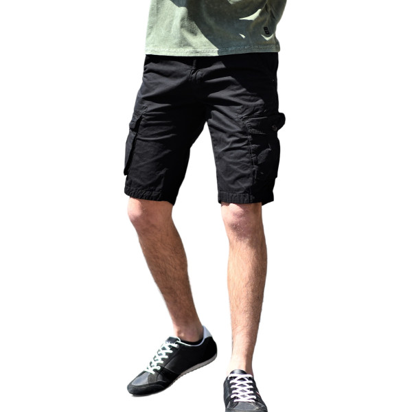MEN'S BERMUDA CARGO MOHICANS YL2007 BLACK