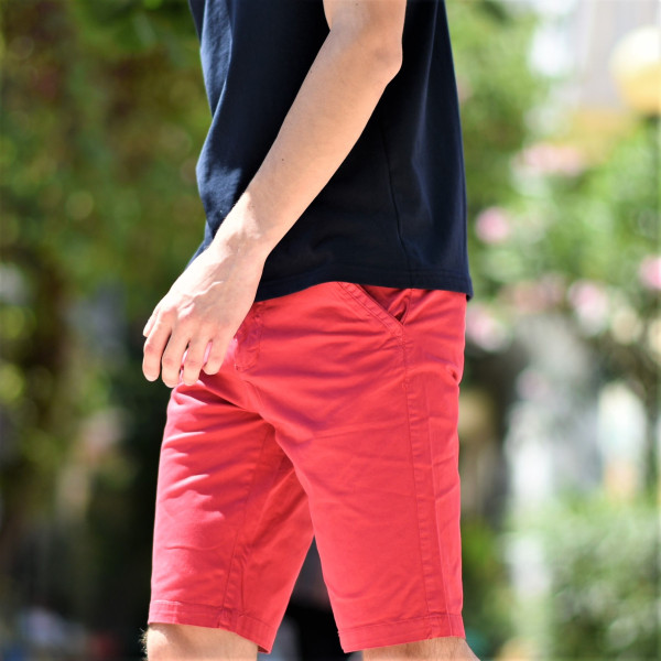 MEN'S BERMUDA CHINOS MOHICANS YL2005.RED