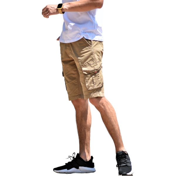 MEN'S BERMUDA CARGO MOHICANS YL2007 BEIGE