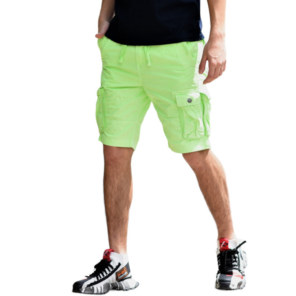 MEN'S BERMUDA CARGO MOHICANS YL2121.LIGHT-GREEN