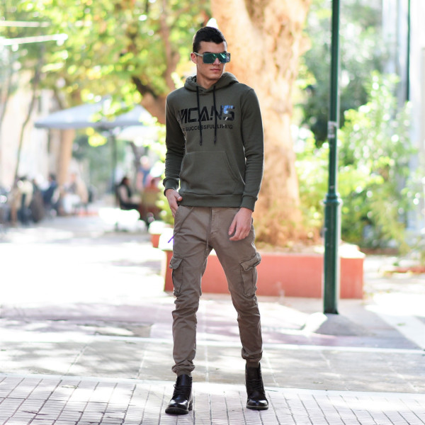 TROUSERS CARGO MOHICANS YL2155-4 BEIGE