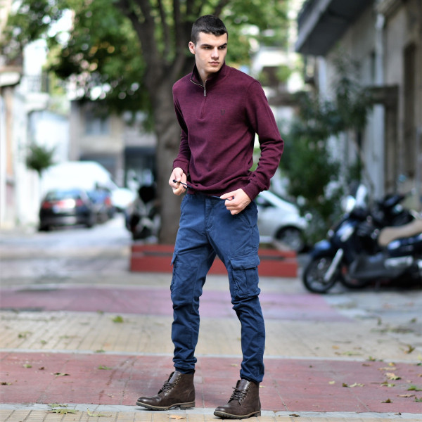 TROUSERS CARGO MOHICANS YL2155-7 INTIGO