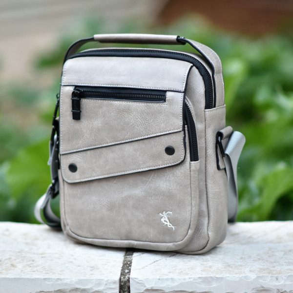 ΤΣΑΝΤΑΚΙ ΩΜΟΥ ΔΕΡΜΑΤΙΝΗ MOHICANS Z-706.ΜΠΕΖ