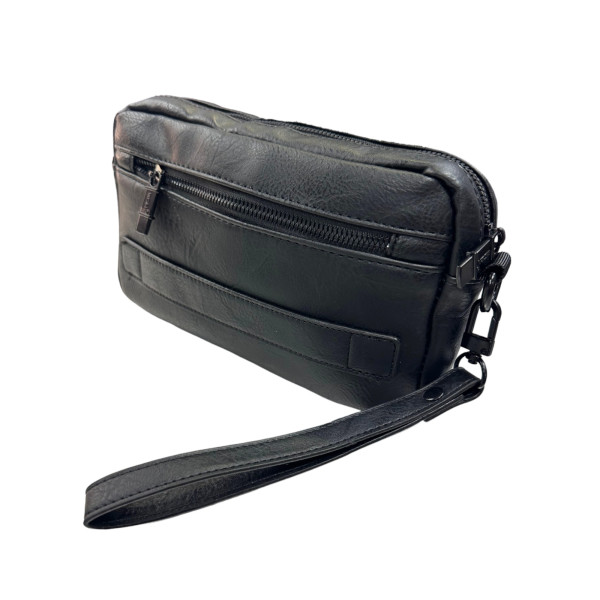 ΤΣΑΝΤΑΚΙ ΩΜΟΥ ΔΕΡΜΑΤΙΝΗ MOHICANS Z-727 ΜΑΥΡΟ