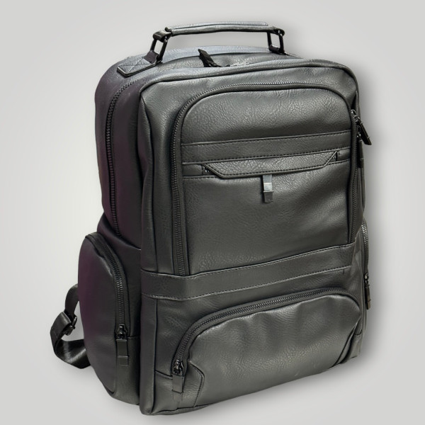 ΤΣΑΝΤΑ ΠΛΑΤΗΣ ΔΕΡΜΑΤΙΝΗ MOHICANS Z-733 ΜΑΥΡΟ