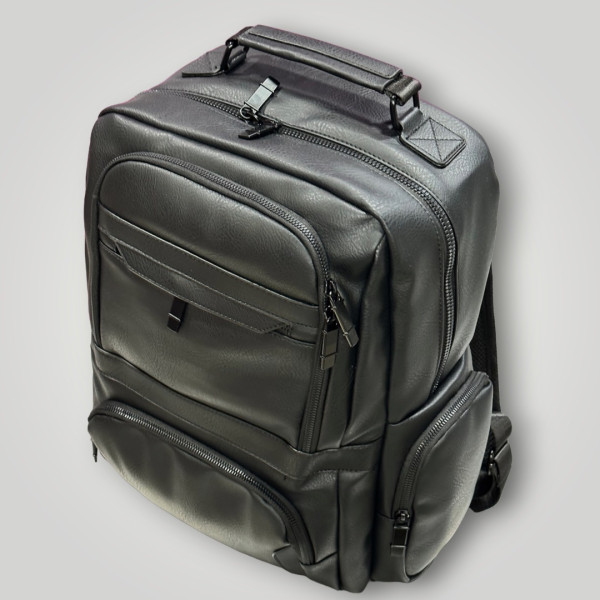 ΤΣΑΝΤΑ ΠΛΑΤΗΣ ΔΕΡΜΑΤΙΝΗ MOHICANS Z-733 ΜΑΥΡΟ