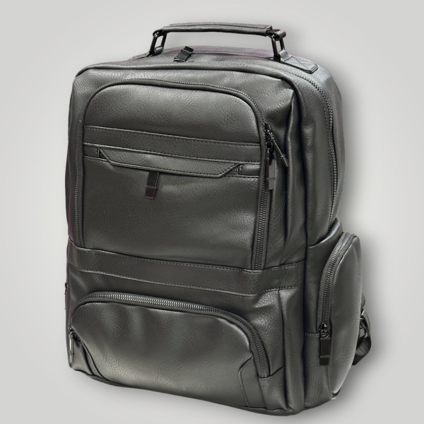 ΤΣΑΝΤΑ ΠΛΑΤΗΣ ΔΕΡΜΑΤΙΝΗ MOHICANS Z-733 ΜΑΥΡΟ