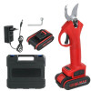 Ψαλίδι Κλαδέματος Μπαταρίας 36V/2Ah με Μέγιστη Διάμετρο Κοπής 30mm Σετ με 2 Μπαταρίες Crauss Z-895 Κόκκινο