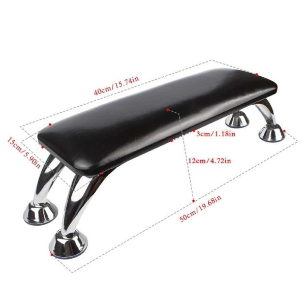 Ανοξείδωτο Αντιολισθητικό Μαξιλάρι Μανικιούρ και Πεντικιούρ με Χώρhttps://mohicans.gr/admin/#tab-dataο Υποδοχής για Φουρνάκι ZC-019 Μαύρο