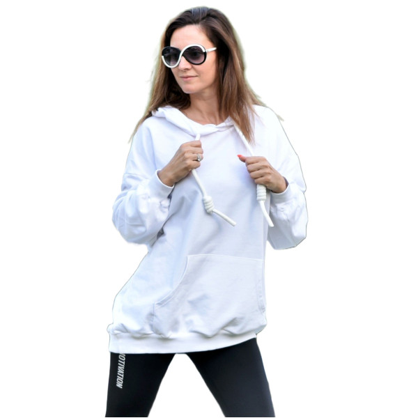 ΦΟΥΤΕΡ ΚΟΥΚΟΥΛΑ OVERSIZE MOHICANS ZCP10503 ΛΕΥΚΟ