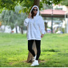 HOODED SWEATSHIRT OVERSIZE MOHICANS ZCP10503 WHITE