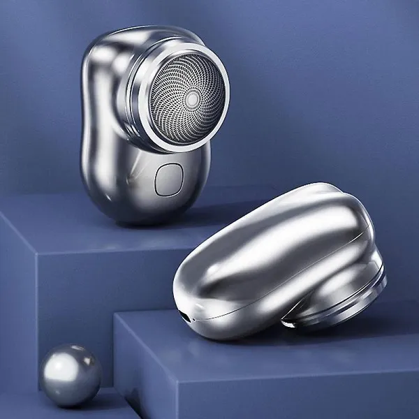 Μινι Ξυριστική Μηχανή Προσώπου Επαναφορτιζόμενη 15477-6 Ασημί