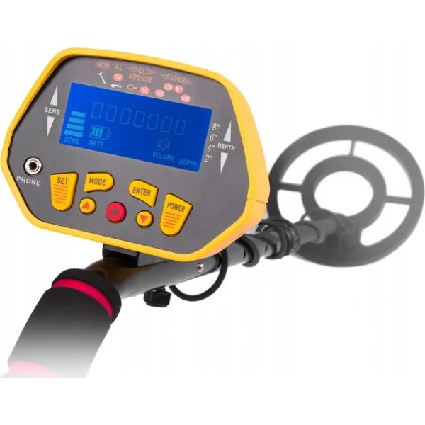 Ανιχνευτής Μετάλλων Εδάφους Gold Sniper CT-1028 Κίτρινο