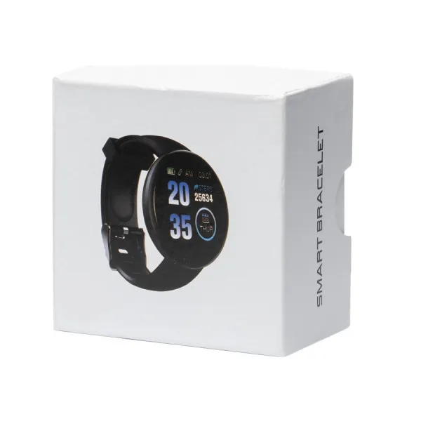 D18 Smartwatch με Παλμογράφο Μωβ