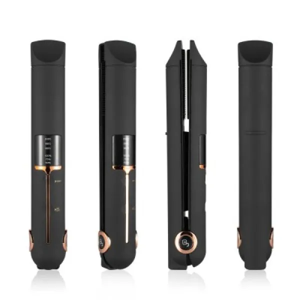 Επαναφορτιζόμενο Σίδερο Μαλλιών - Πρέσα για Ίσιωμα και Μπούκλες - Cordless Straightener JC-3012 Μαύρο