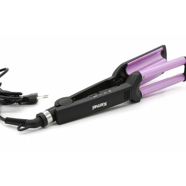 Kemei Perfect Curl Ψαλίδι Μαλλιών για Κυματιστά Μαλλιά KM-2022 ΡΟΖ