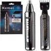 Kemei Trimmer Μηχανή Επαναφορτιζόμενη KM-6511 Μαύρο