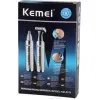Kemei Trimmer Μηχανή Επαναφορτιζόμενη KM-6511 Μαύρο