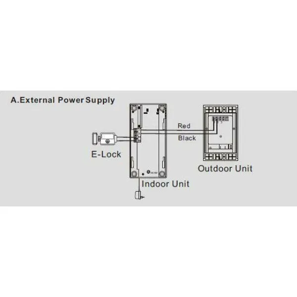 Complete Intercom System with Outdoor and Indoor Unit RL-3208A