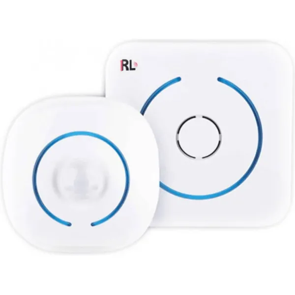 Αισθητήρας Κίνησης Μπαταρίας με Εμβέλεια 80m Ειδοποιητής Εισόδου-Εξόδου RL-9816M Λευκό