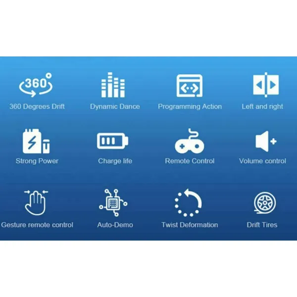 GESTURE CLIMBING ROVER ΤΗΛΕΚΑΤΕΥΘΥΝΟΜΕΝΟ ΑΝΑΡΡΙΧΙΤΗΚΟ ΑΥΤΟΚΙΝΗΤΟ STUNT RQ2087 ΜΠΛΕ