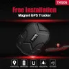 GPS Tracker Rechargeable Suitable for Cars Trucks and Boats 5000mAh TK905 Black