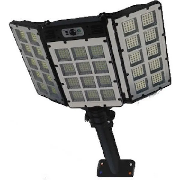 Ηλιακό Φωτιστικό Δρόμου  με Ανιχνευτή Κίνησης W787-1 Μαύρο