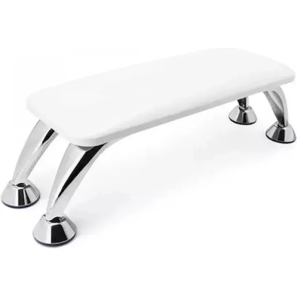 Ανοξείδωτο Αντιολισθητικό Μαξιλάρι Μανικιούρ και Πεντικιούρ με Χώρο Υποδοχής για Φουρνάκι ZC-019 Λευκό