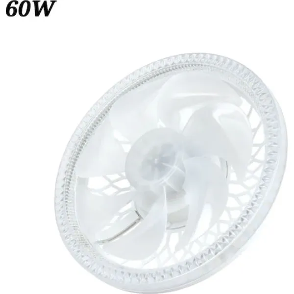 Ανεμιστήρας Οροφής 30cm με Φως και Τηλεχειριστήριο 60W RZ-177 Λευκό