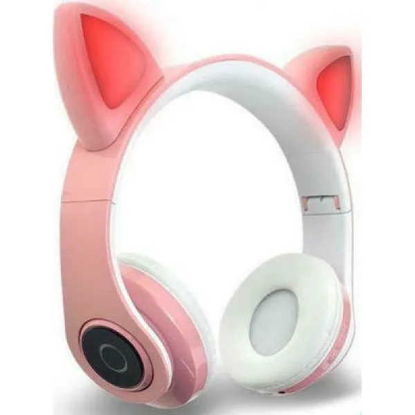 Ασύρματα ακουστικά Cat Headphones SG-B39 Ροζ