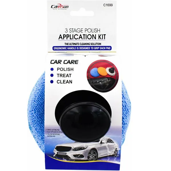 Σφουγγάρια Μικροϊνών Γυαλίσματος για Αμάξωμα 3τμχ C1699