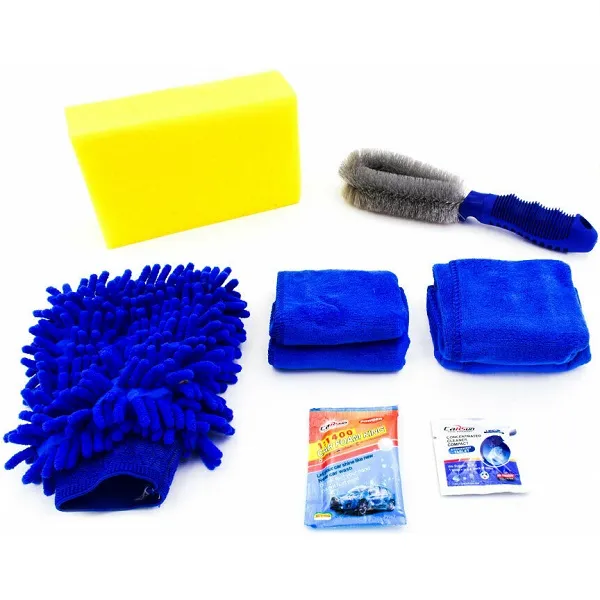 Σετ για Καθαρισμό Αυτοκινήτου & Μοτοσυκλέτας 8 τμχ CD-031