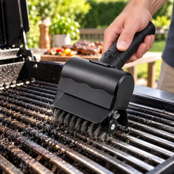 Επαναφορτιζόμενη Ηλεκτρική Βούρτσα BBQ με USB 2606GV-672 Μαύρο