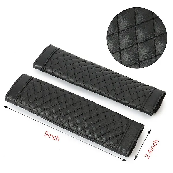 Μαξιλάρια κάλυψης ζωνών ασφαλείας αυτοκινήτου 2τμχ. 23x6cm HW-0316