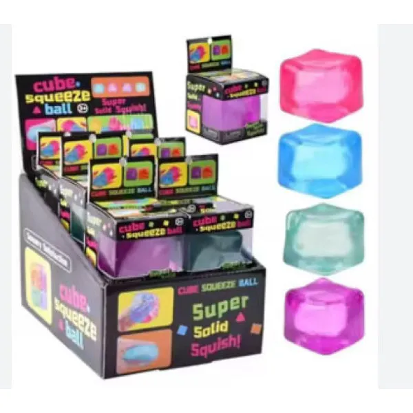 Ice Cube Squishy Αφρώδες Πολύχρωμο (Διάφορα Σχέδια) 1τμχ TBT0051