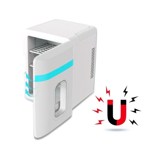 Ηλεκτρικό Φορητό Ψυγείο 12V & 220V Μίνι Αυτοκινήτου 12lt KLS-9991 Λευκό