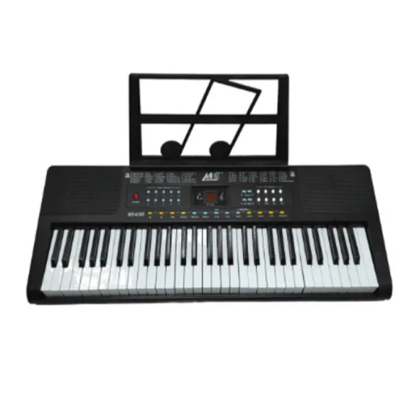 Ηλεκτρονικό Πιάνο με 61 Πλήκτρα και Μικρόφωνο MS-6105 Μαύρο