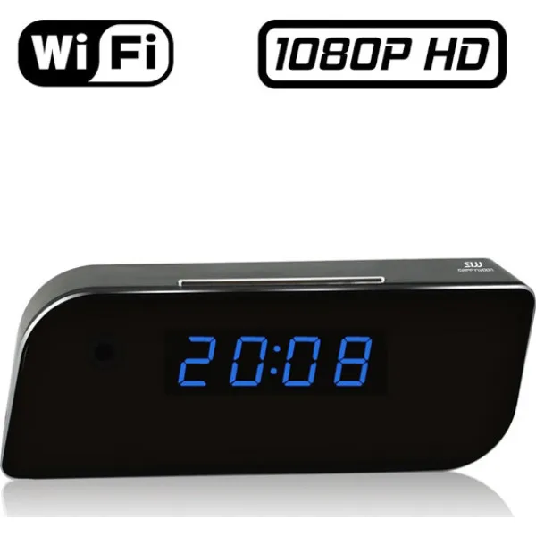Κρυφή Κάμερα WiFi Ρολόι 1080p με Υποδοχή για Κάρτα Μνήμης SM-A106