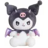 Λούτρινο Prilep Kuromi Sanrio Demon με κέρατα φτερά και κουβέρτα 55cm 1440-50540 Μαύρο