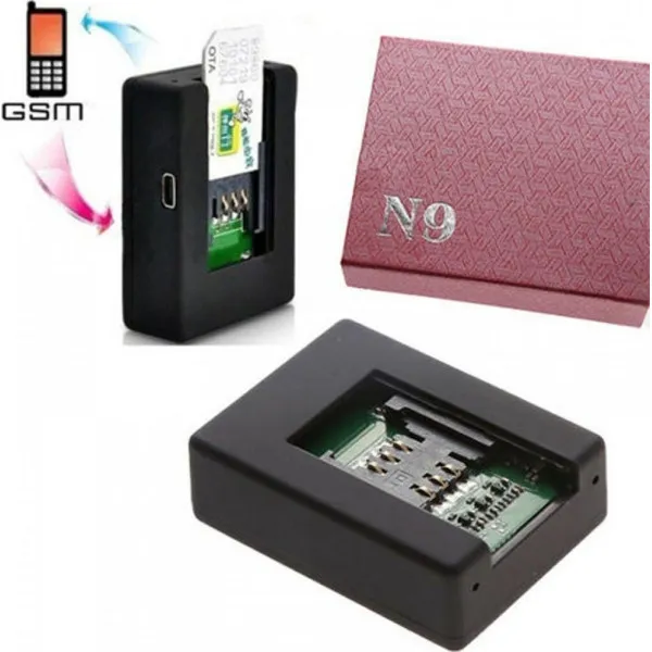 Mini GPS Tracker N9 GSM GSM για Παιδιά / Ηλικιωμένους / Μηχανές / Κατοικίδια / Αυτοκίνητα με Αμφίδρομη Αυτόματη Απάντηση & Συσκευή Κλήσης Ήχου N9 Μαύρο