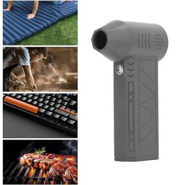 Mini Jet Fan Ασύρματος Φυσητήρας Χειρός 3 Ρυθμιζόμενος Ταχύτητες 130000 Rpm SE-251 Μαύρο